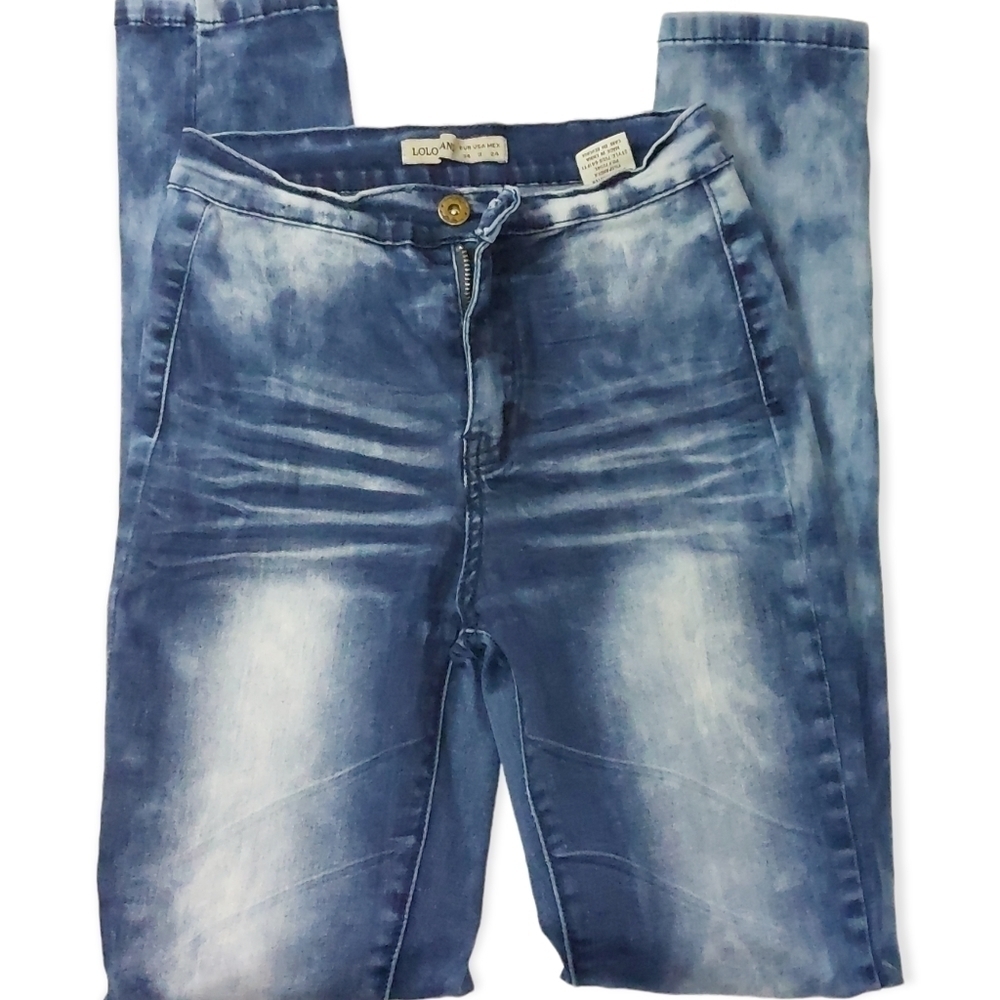 LoLo Jeans The Collection Womens Blue Jeans Size 3 Inseam 28"
